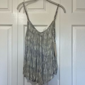 Roxy Tri-Color V-Neck tank top. Size S. NWT.